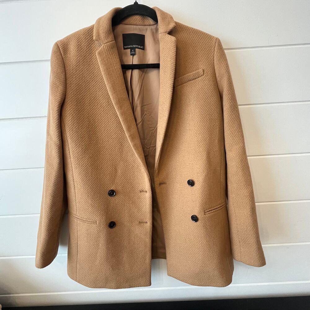 Banana Republic Camel Blazer Size 4